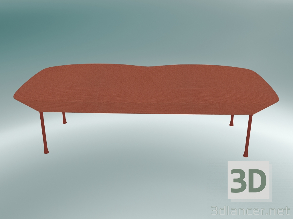 3d model Bench Oslo (Steelcut 550, Tangerine) - preview