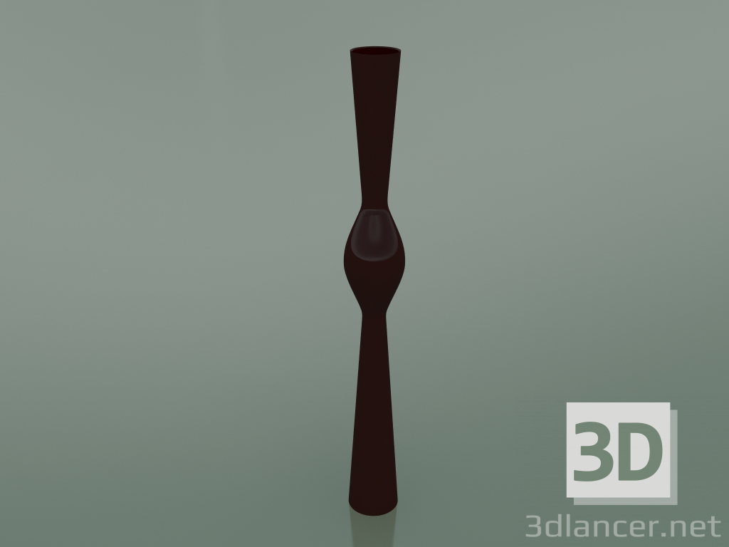 modello 3D Vaso Canaletto (bordeaux satinato) - anteprima