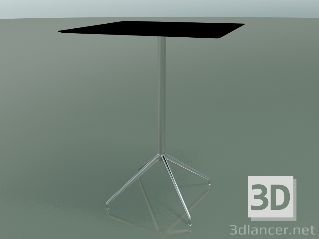 Modelo 3d Mesa quadrada 5749 (H 103 - 79x79 cm, Preto, LU1) - preview