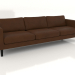 3D Modell 4-Sitzer-Sofa (Leder) - Vorschau