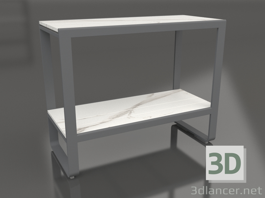 Modelo 3d Prateleira 90 (DEKTON Aura, Antracite) - preview