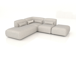 Canapé d'angle Laspy 258 cm