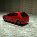 Peugeot 206 coche 3D modelo Compro - render