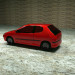 Peugeot 206 Auto 3D-Modell kaufen - Rendern