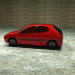 Peugeot 206 coche 3D modelo Compro - render