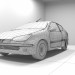 Peugeot 206 coche 3D modelo Compro - render