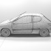 Peugeot 206 coche 3D modelo Compro - render