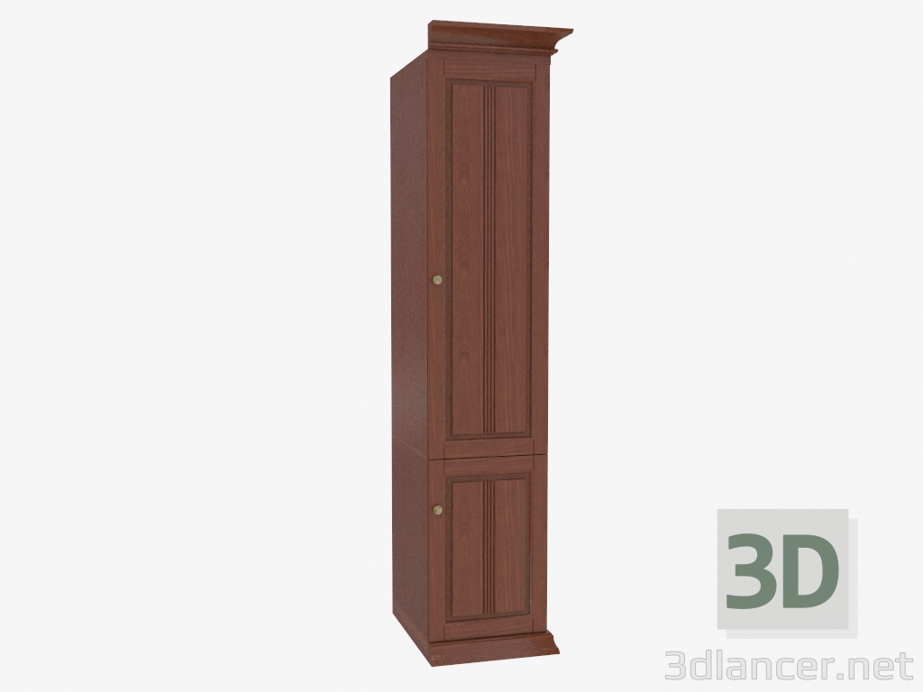 Modelo 3d Armário guarda-roupa estreito (3845-39) - preview