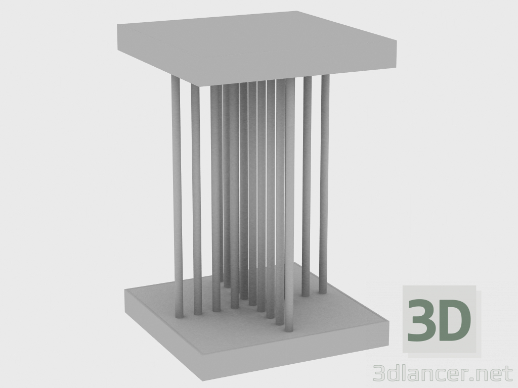 3D Modell Couchtisch HOPPER SMALL TABLE (35X35XH53) - Vorschau