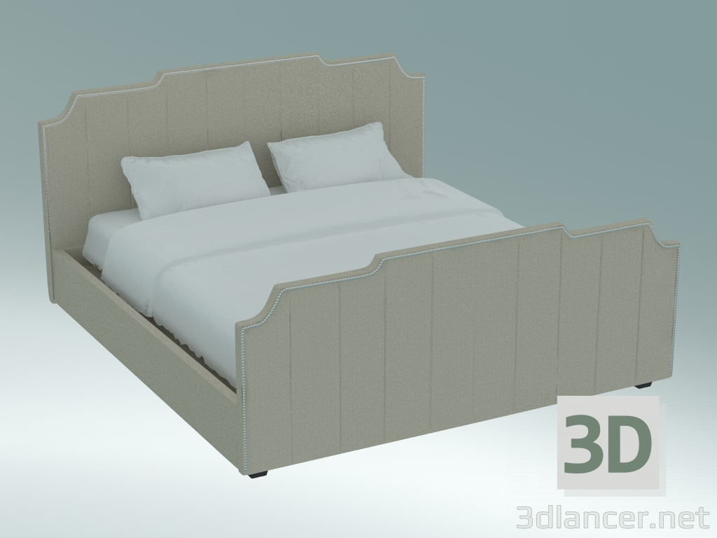 modello 3D Letto matrimoniale Horley - anteprima