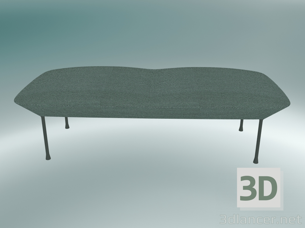 3D Modell Bench Oslo (Steelcut Trio 3 966, Hellgrau) - Vorschau