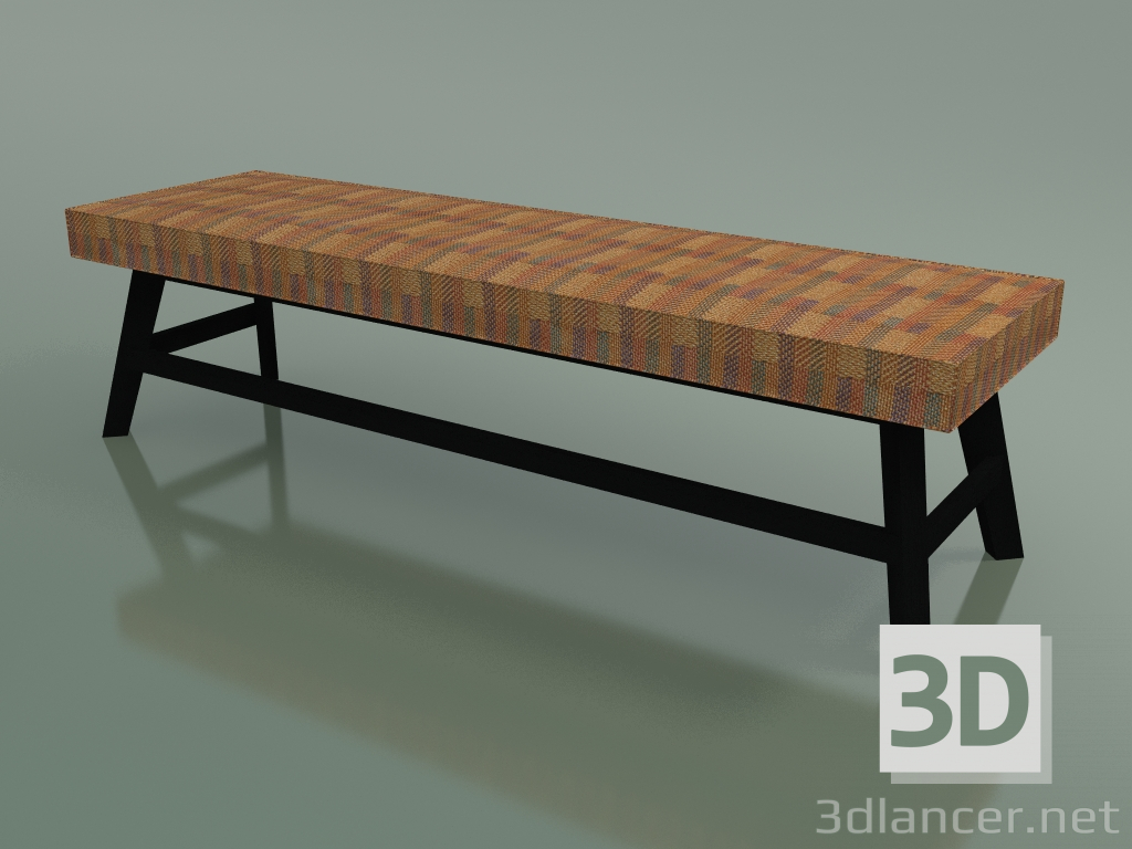 Modelo 3d Banco (15, preto) - preview