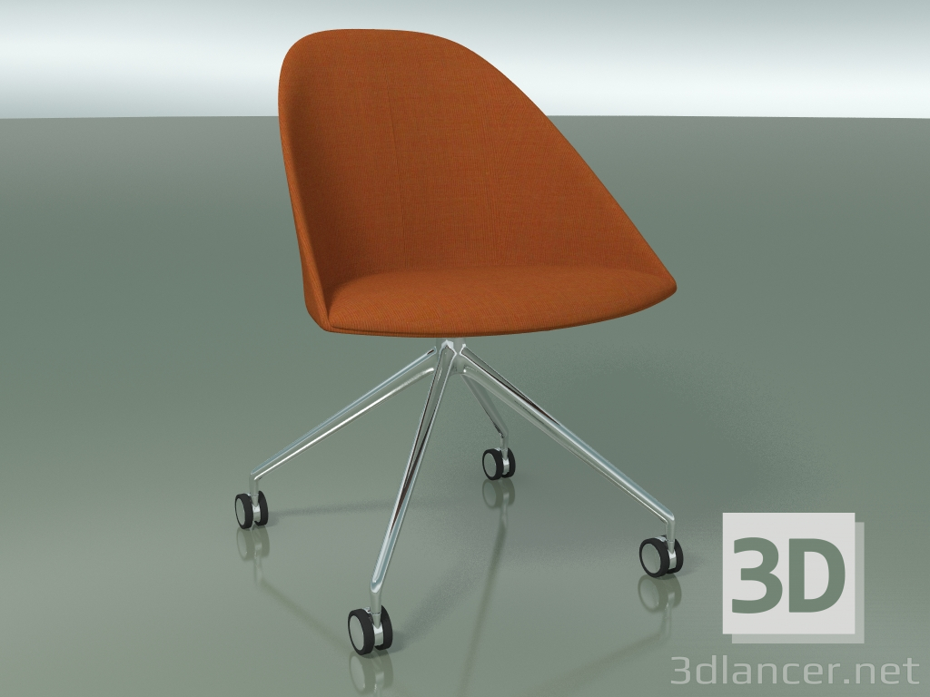 3d model Silla 2219 (4 ruedas, CRO, con acolchado) - vista previa