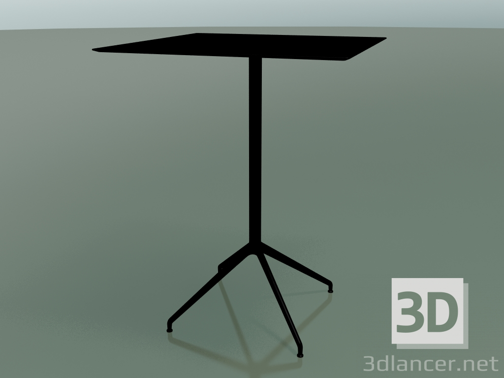 Modelo 3d Mesa quadrada 5749 (H 103 - 79x79 cm, Preto, V39) - preview