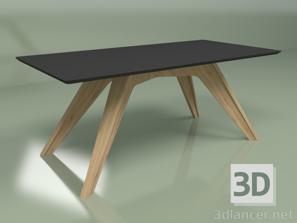 3d model Mesa de comedor TA04 (negro) - vista previa