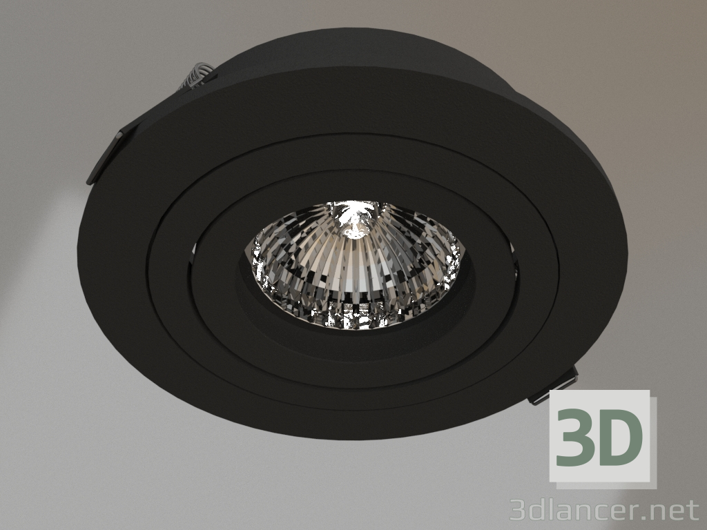 Modelo 3d Luminária de encastrar (C0007) - preview