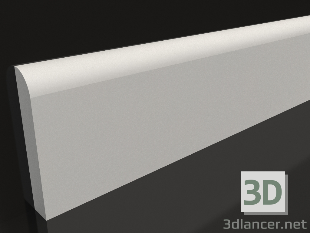 3d model Gypsum floor plinth PN 015 (100x17) - preview