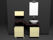 Modular system for bathroom (song 7)