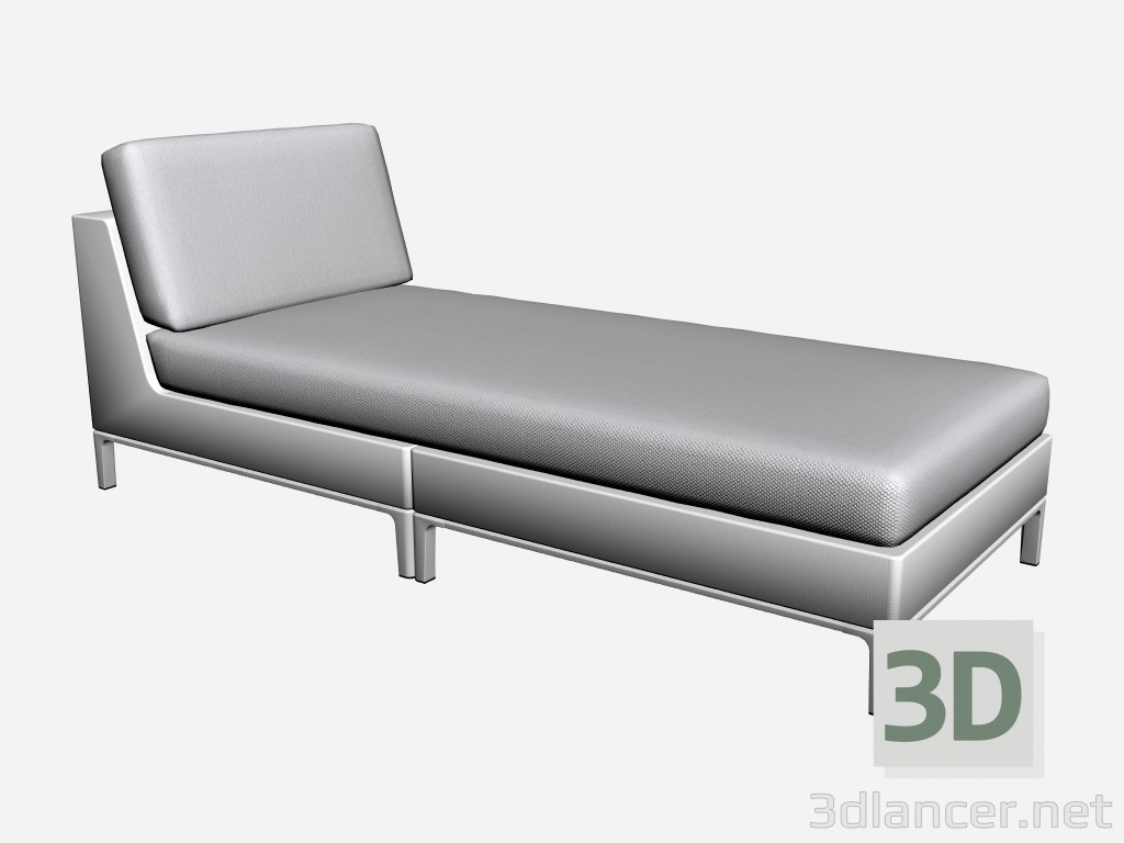 3D modeli Şezlong şezlong susturmak 76220 76300 76660 - önizleme