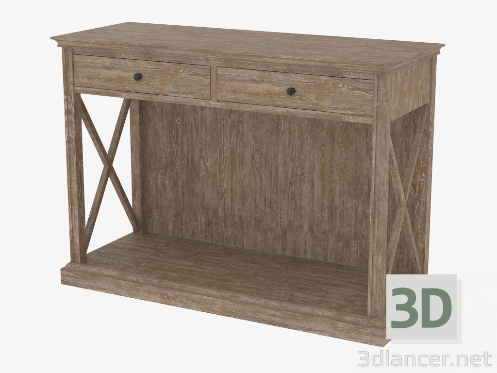 modello 3D console Tabella FRANCESE Battente piccola console (8810.1142) - anteprima