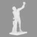 3D Modell Marmorskulptur Gladiateur Borghese - Vorschau