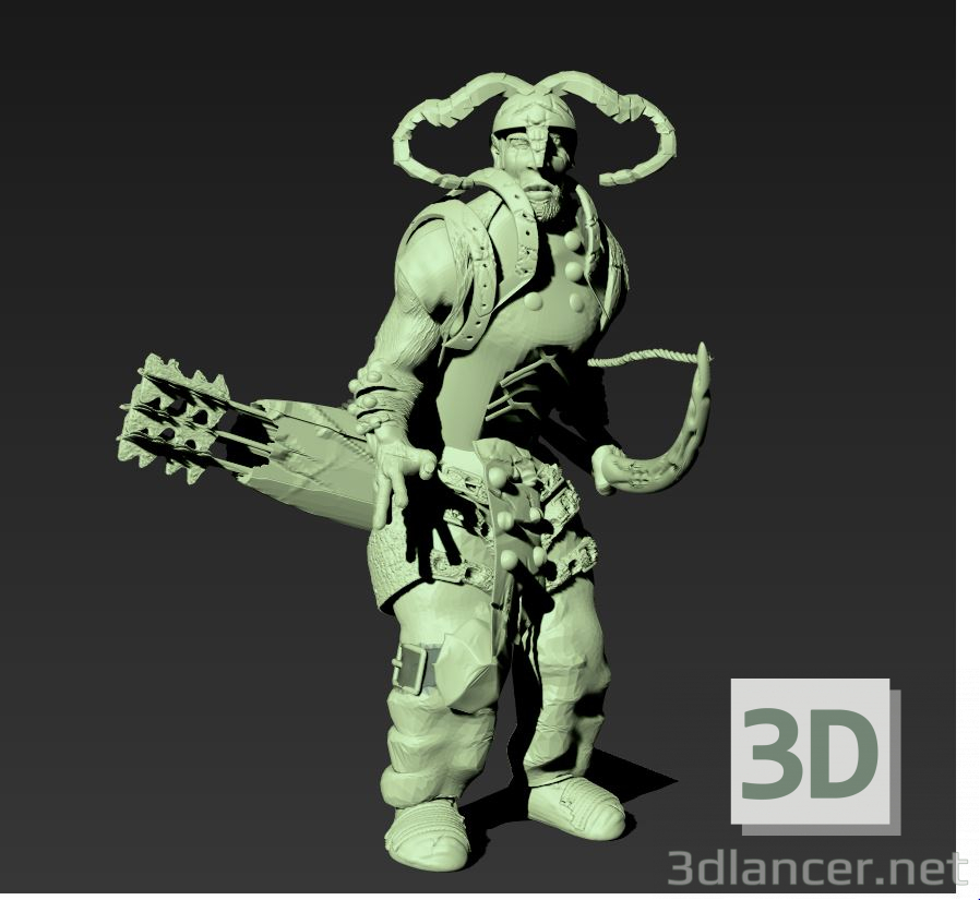 3d model Archer - preview