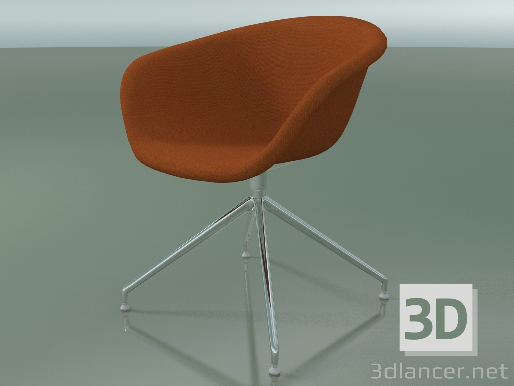 modello 3D Sedia 4236 (su cavalcavia, girevole, con rivestimento f-1221-c0556) - anteprima