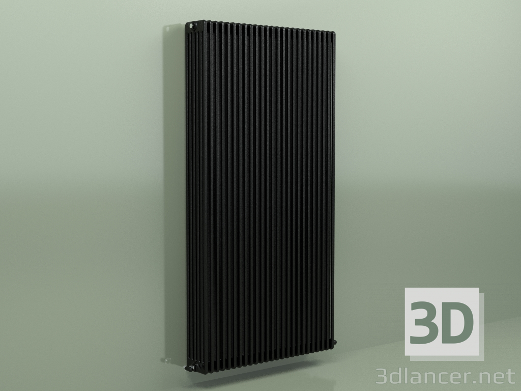 Modelo 3d Radiador TESI 6 (H 2200 25EL, Preto - RAL 9005) - preview