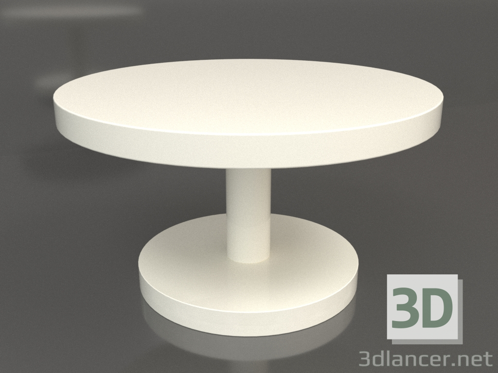 Modelo 3d Mesa de centro JT 022 (D=700x400, cor branca de plástico) - preview