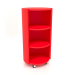 modello 3D Rack su ruote TM 09 (D=503х981, rosso) - anteprima