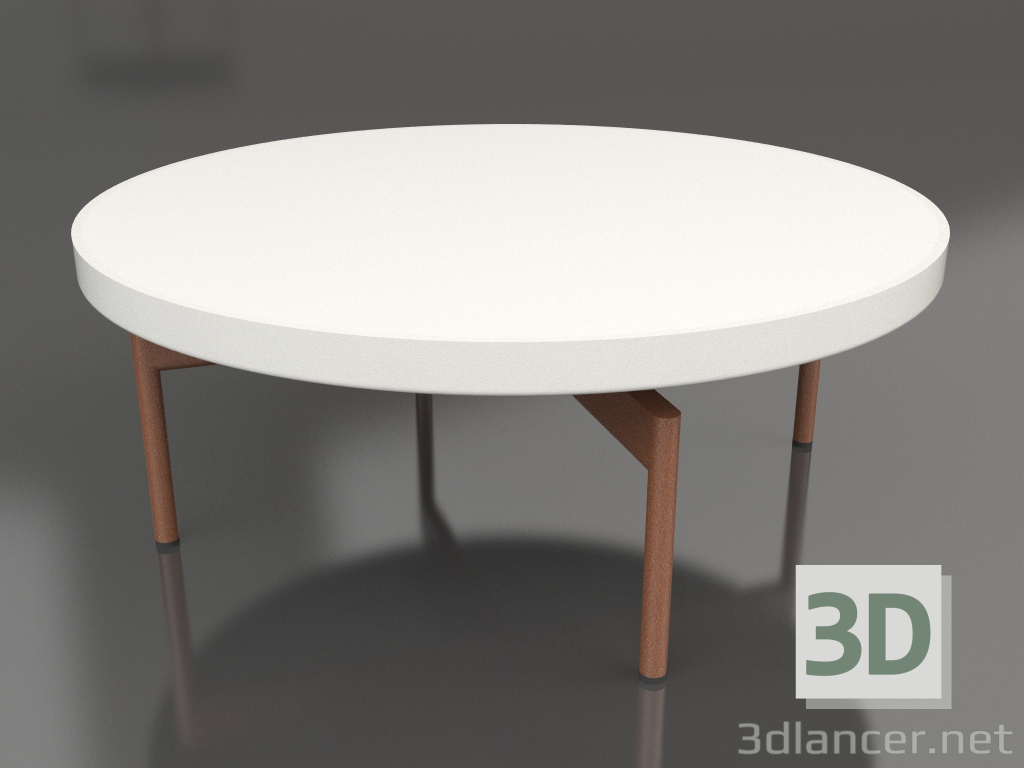 3d модель Стол журнальный круглый Ø90x36 (Agate grey, DEKTON Zenith) – превью