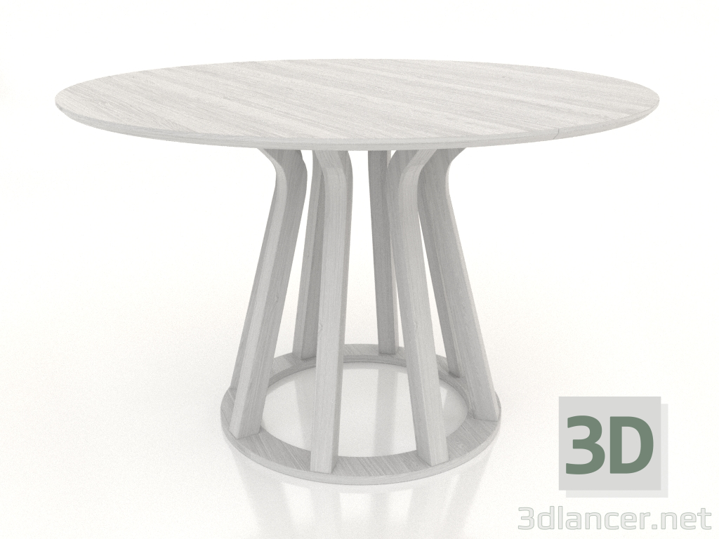 3D modeli Yemek masası Ø 1200 mm (beyaz RAL 9010) - önizleme