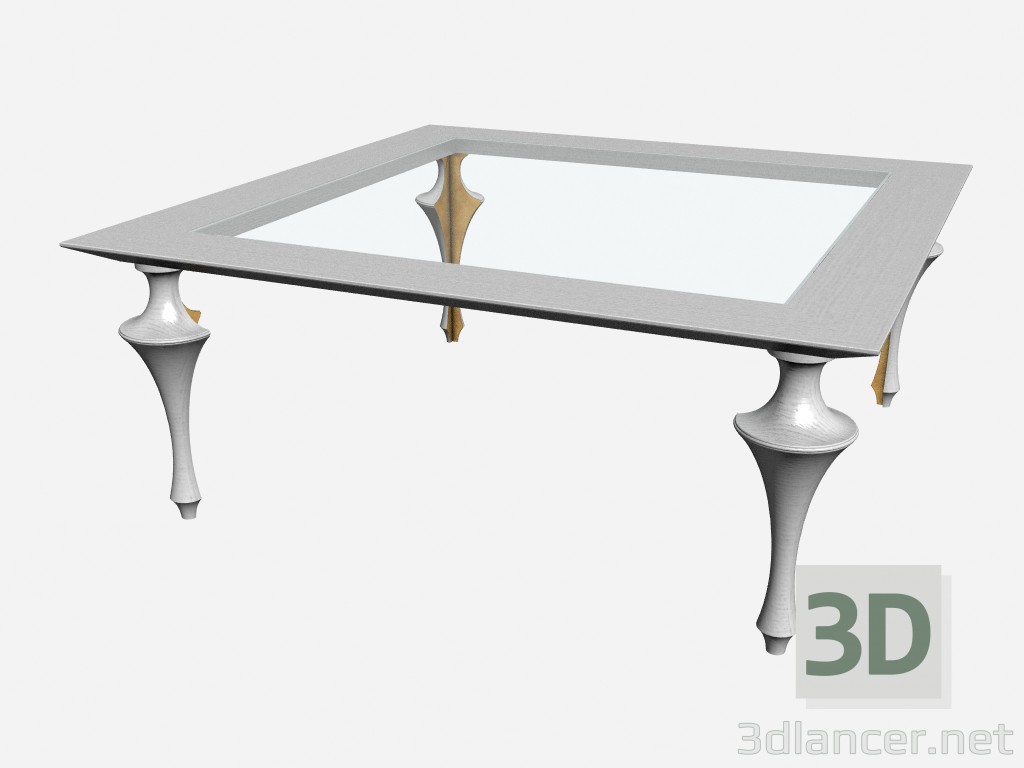 3d model Mesa cuadrada de comedor Deco AIDA Z02 - vista previa