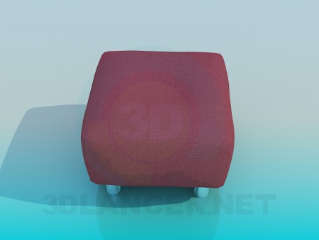 Modelo 3d Otomano - preview