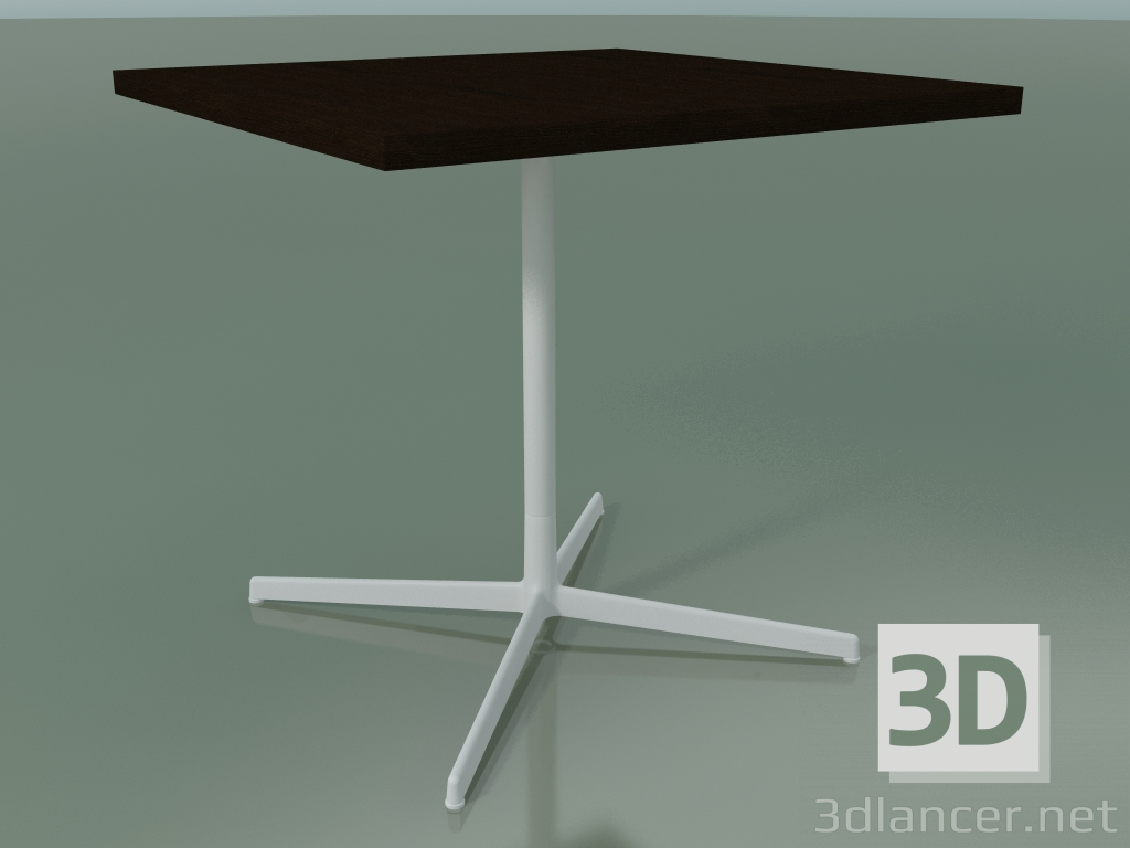 3d model Mesa cuadrada 5566 (H 74 - 80x80 cm, Wenge, V12) - vista previa