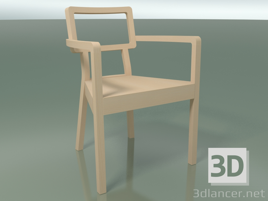 3d model Silla con reposabrazos CORDOBA (321-610) - vista previa