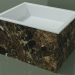 3d model Countertop washbasin (01R132301, Emperador M06, L 60, P 48, H 36 cm) - preview