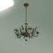 3d model Pendant chandelier 3281-5 (antique bronze-clear crystal Strotskis) - preview