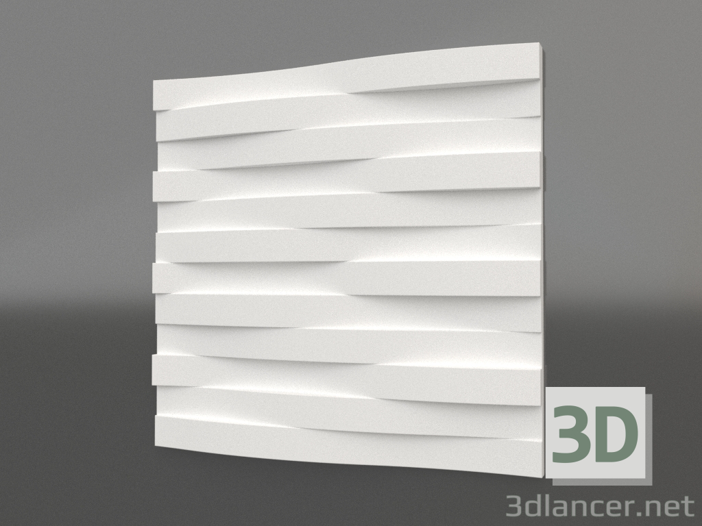 modello 3D pannello 3d M-29 - anteprima