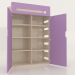 3D Modell Kleiderschrank offen MOVE WB (WLMWB2) - Vorschau