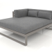 3d model XL modular sofa, section 2 left (Quartz gray) - preview