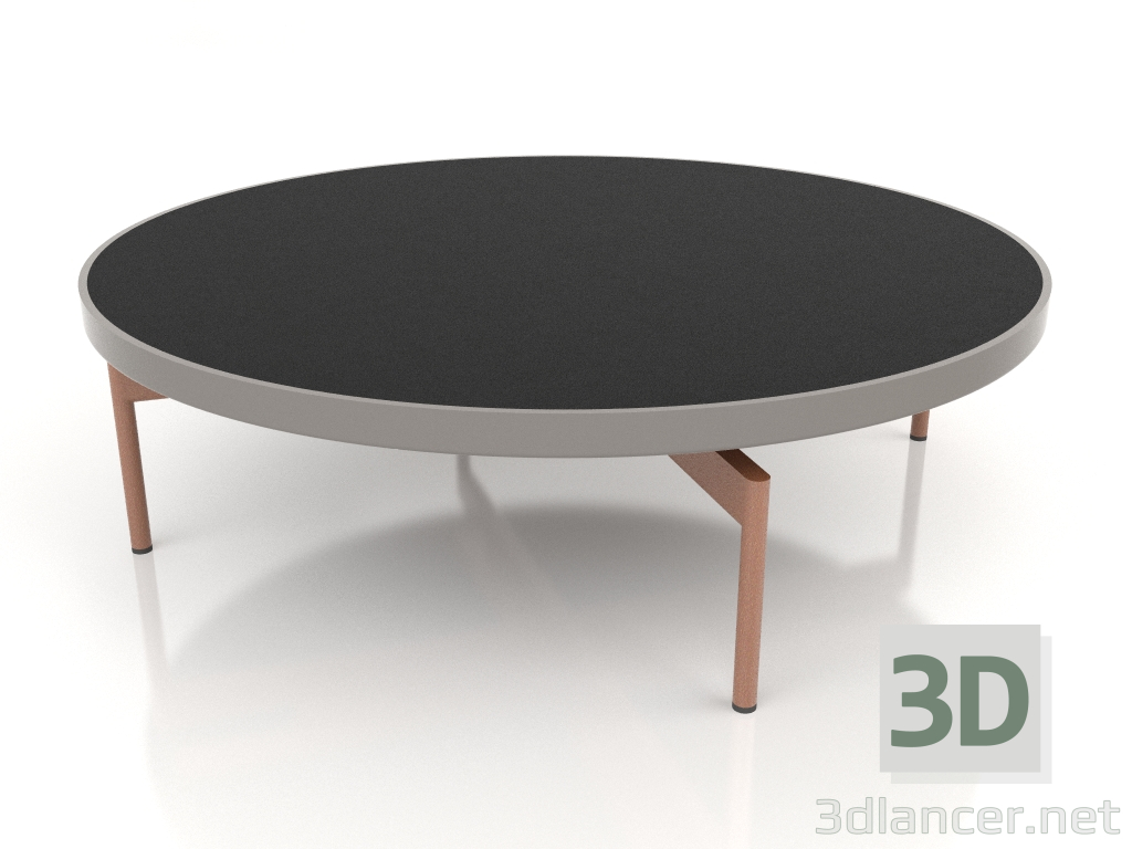 3d model Mesa de centro redonda Ø120 (Gris cuarzo, DEKTON Domoos) - vista previa