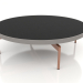 modèle 3D Table basse ronde Ø120 (Gris quartz, DEKTON Domoos) - preview