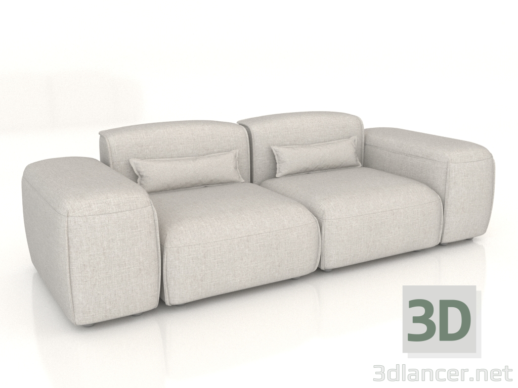 modello 3D Divano Laspa 240 cm - anteprima