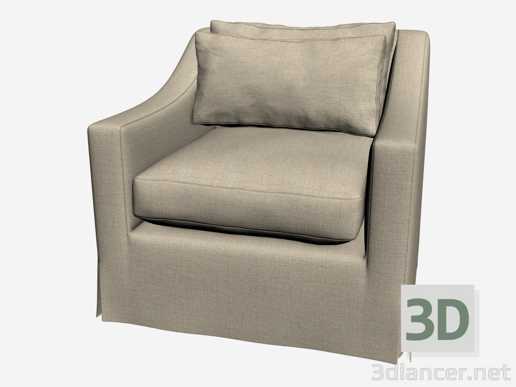 3d model Armchair HORLEY (601,001-F01) - preview