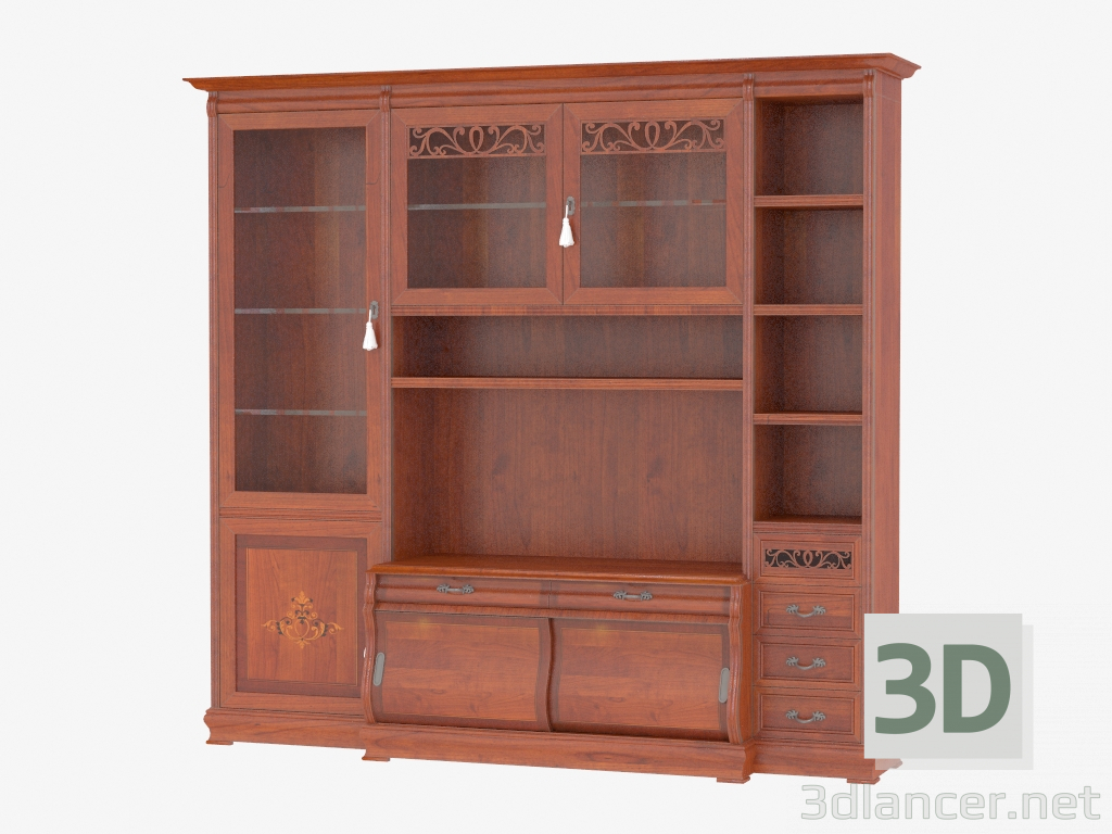 3d model Pared MD448 - vista previa