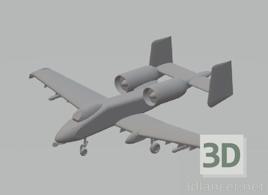 Modelo 3d A10 - preview