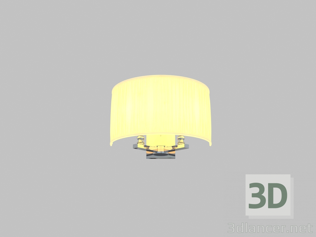 3 डी मॉडल Sconce (3122A बेज निकेल) - पूर्वावलोकन