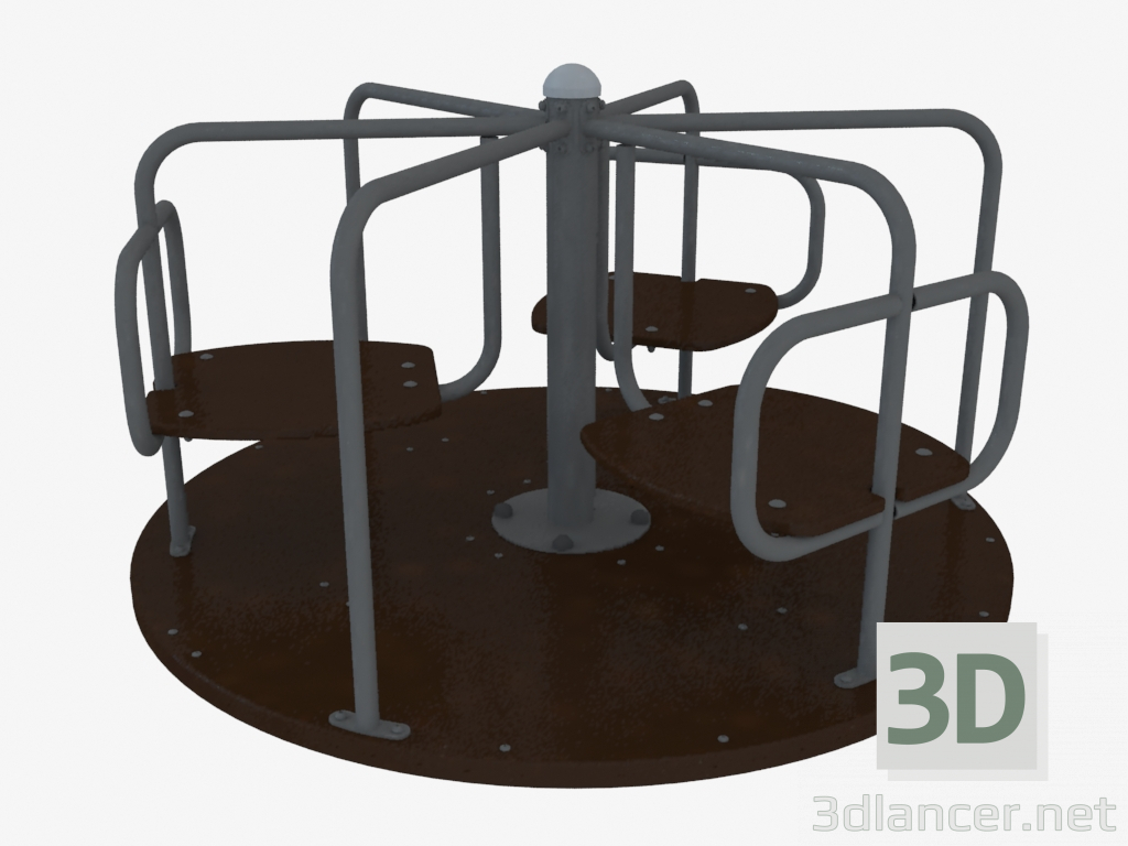 modello 3D Parco giochi per bambini carosello (6506L) - anteprima