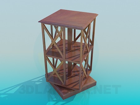 3d model Bookcase - preview